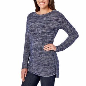 Ellen Tracy Knit Marled Tunic Sweater